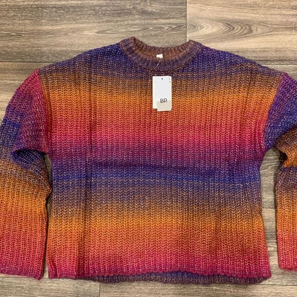 BP Nordstrom NWT Space Dye Crewneck Sweater.  Size: M. - Picture 1 of 6